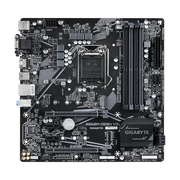 Преглед на дънната платка GIGABYTE B560M DS3H V3