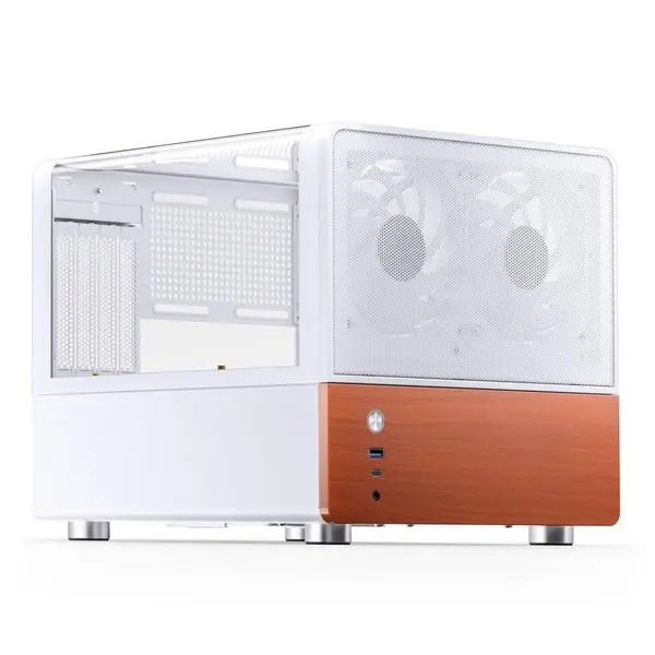 Кутия Jonsbo V12 Micro-ATX - Бяла - JONSBO-GEJB-165