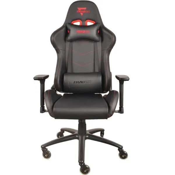 Геймърски стол FragON 3X Series V2 - Black - FRAGON-CH-3X-BLACK-V2
