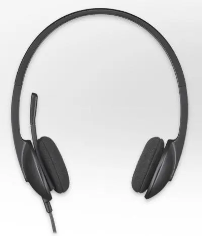 Слушалки Logitech USB, С кабел, Headset H340 981-000475