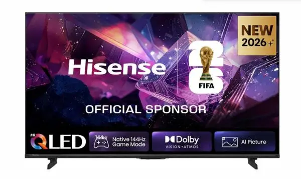 Hisense 55" E7S Pro, 4K Ultra HD 3840x2160, QLED, Quantum Dot, 144Hz, HDR 10+ adaptive, HLG, Dolby Vision - 55E7S_PRO