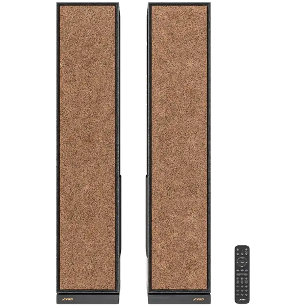 F&D T-68X 2.0 Floorstanding Speakers, 140W RMS ( 70Wx2), 1'' Tweeter + 4'' Speakers + 8'' Subwoofer for each channel - T-68X