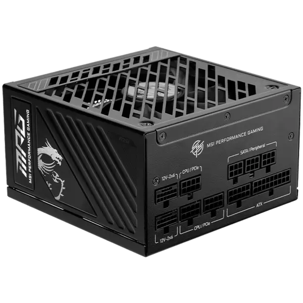Захранване MSI MPG A850GS PCIE5 850W, 80 PLUS Gold, Dual PCIe 5.1 Cables - MPG_A850GS_PCIE5