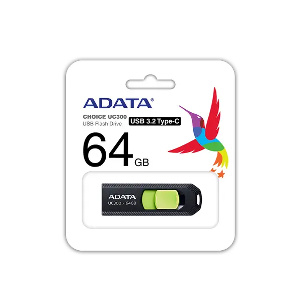 ADATA64GB TYPE-C UC300  BK/GN