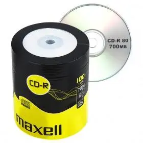 Maxell CD-R 700MB/80min 52x Shrink 100pcs ML-DC-CDR80-100SHR