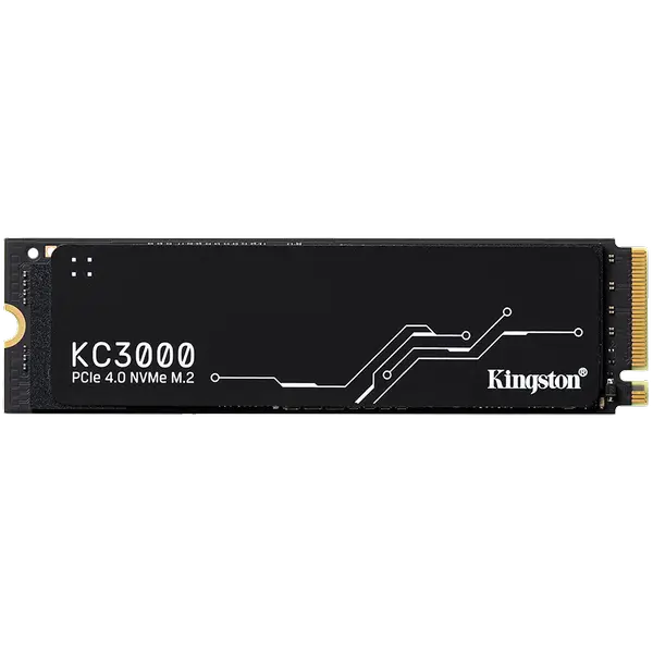 KINGSTON 2048GB, M.2 2280, PCIe 4.0 NVMe, Read/write: 7,000 / 7,000MB/s, Random 4K read/write: up to 1,000K/1,000K IOPS - SKC3000D/2048G