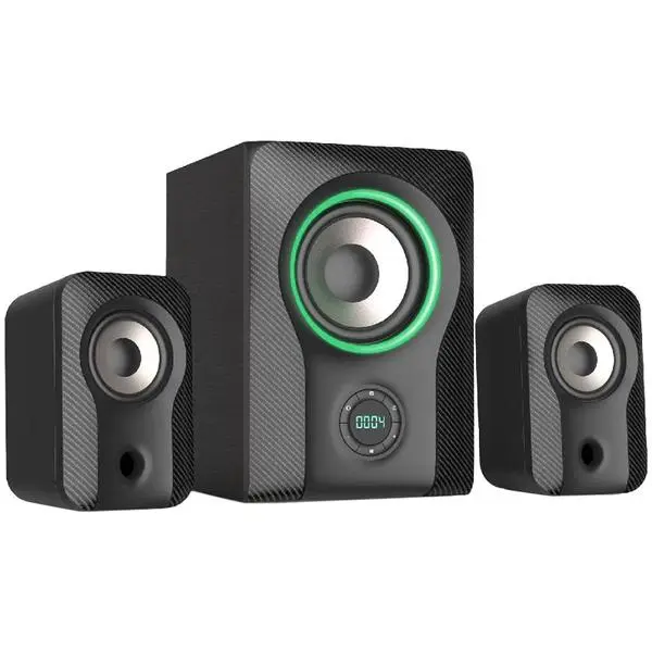 F&D F590X 2.1 Multimedia Speakers, 60W RMS, Full range speaker: 2x3"+ 5.25'' Subwoofer - F590X