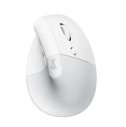 Logitech Lift for Mac Vertical Ergonomic Mouse - OFF-WHITE/PALE GREY - EMEA - 910-006477