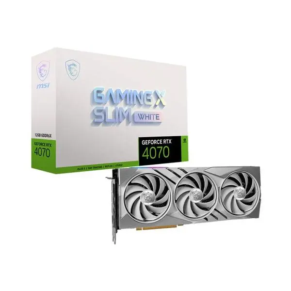 MSI RTX 4070 GAMING X SLIM WHITE 12GB GDDR6X HDMI 3xDP