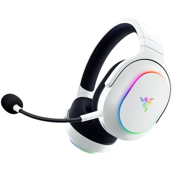 Razer Barracuda X Chroma, Gaming Headset, White, Oval Ear Cushions, 2.4 GHz Wireless / Bluetooth - RZ04-05220200-R3M1