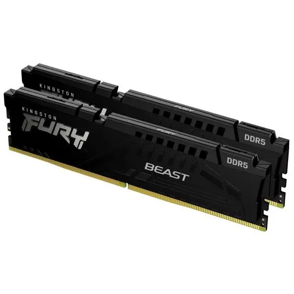 Kingston FURY Beast Black 32GB(2x16GB) DDR5 PC5-44800 5600MHz CL40 KF556C40BBK2-32