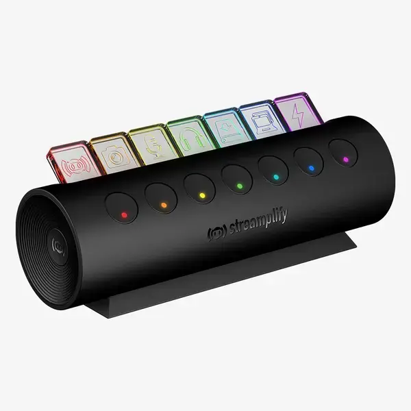 Streamplify Стрийминг хъб/дек Streaming HUB CTRL 7 RGB 7 x USB-A - SPUH-HC71217.11