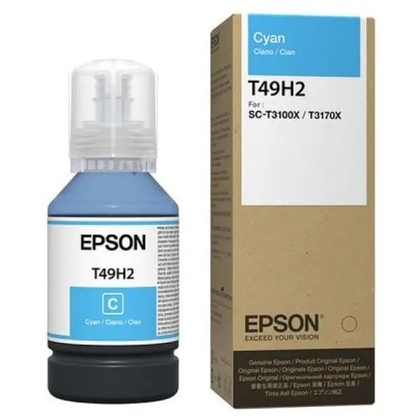 Epson SC-T3100x, T49H2, Cyan ink bottle - C13T49H200