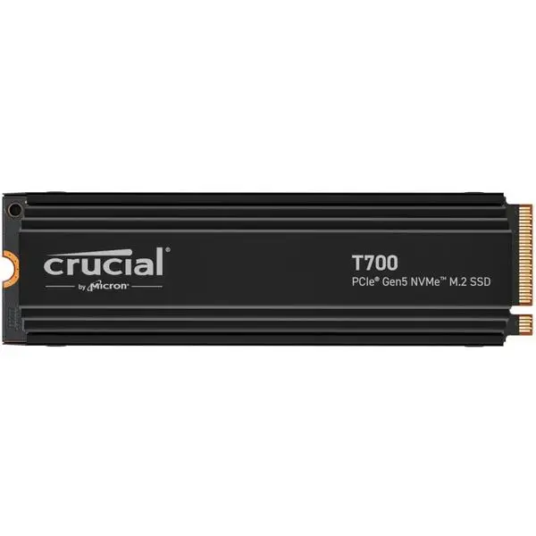SSD M.2 2TB Crucial T700 NVMe PCIe 5.0 x 4 with Heatsink -  (К)  - CT2000T700SSD5 (8 дни доставкa)