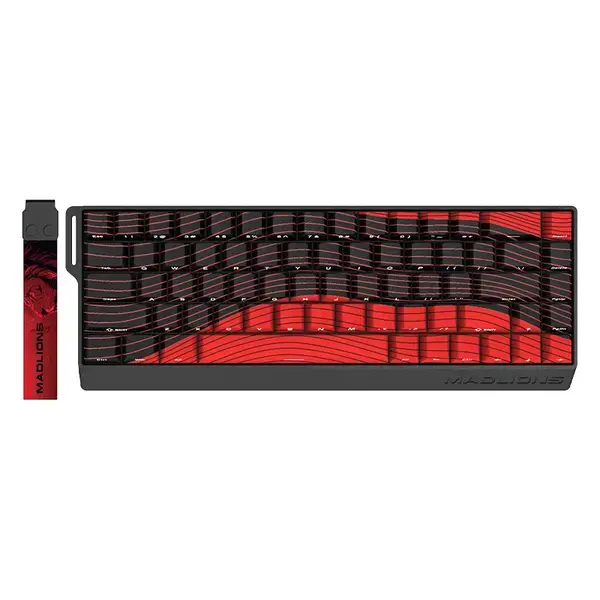 Madlions Професионална геймърска механична клавиатура Professional FIRE 68 ULTRA 8K, Gateron Magnetic Jade Switches Black - FIRE-68-ULTRA