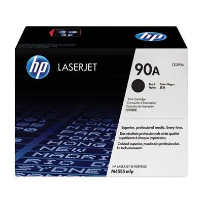 HP 90A Black LaserJet Toner Cartridge - CE390A