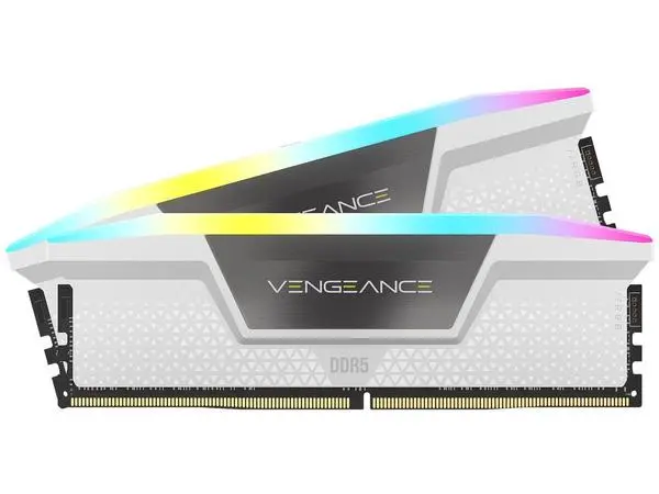 Corsair Vengeance White RGB 32GB(2x16GB) DDR5 6000MHz CL36 CMH32GX5M2E6000C36W -  CMH32GX5M2E6000C36W