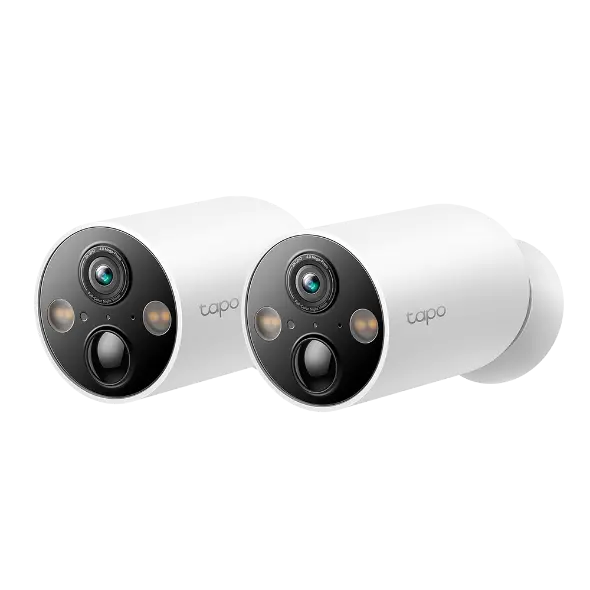 Интелигентна безжична охранителна камера TP-Link Tapo C425(2-pack), 2K QHD 4MP (2560 x 1440px)