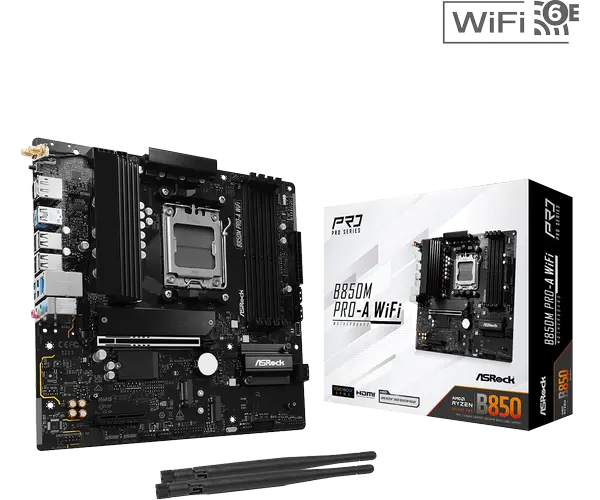 Дънна платка ASROCK B850M PRO-A WIFI /AM5 - 71199