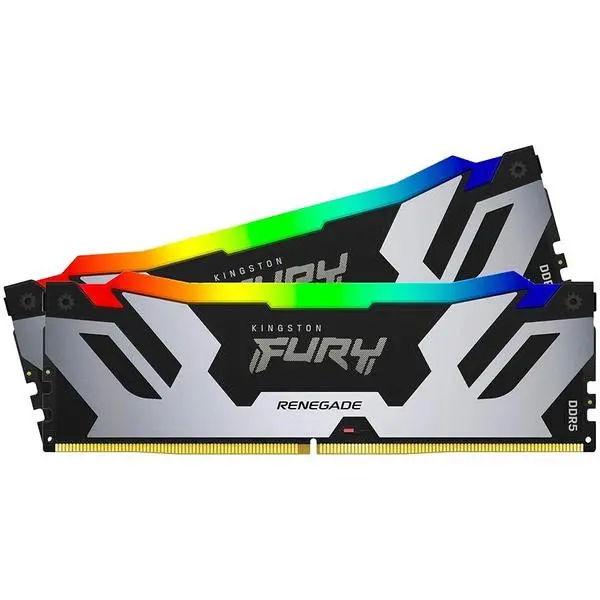 Kingston 96GB 6000MT/s DDR5 CL32 DIMM (Kit of 2) FURY Renegade RGB XMP, EAN: 740617338737 - KF560C32RSAK2-96