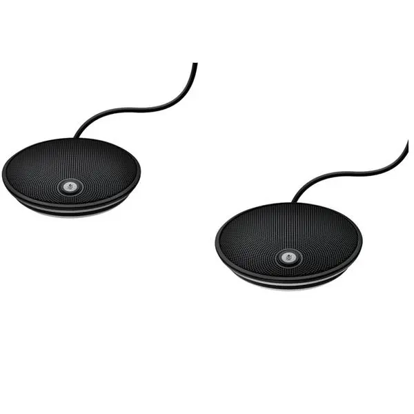 Конферентни микрофони Logitech Group Expansion Microphones, Bluetooth, черни, 2.4м 989-000171