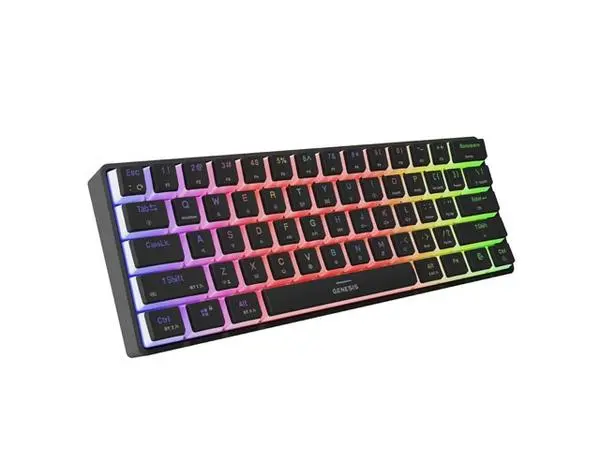 Genesis Mechanical Gaming Keyboard Thor 660 G2 Wireless RGB Backlight BLACK GATERON BROWN - NKG-2196