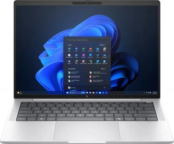 Лаптоп HP EliteBook 1040 G11 Intel Core Ultra 7 155H 1.40 GHz, 24 MB cache, 32GB 7500MT/s onboard, SSD 1000GB PCIe NVMe M.2 - 9G0W9ET