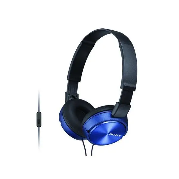 Sony Headset MDR-ZX310AP Blue - MDRZX310APL.CE7: Насладете се на висококачествен звук с мощни баси