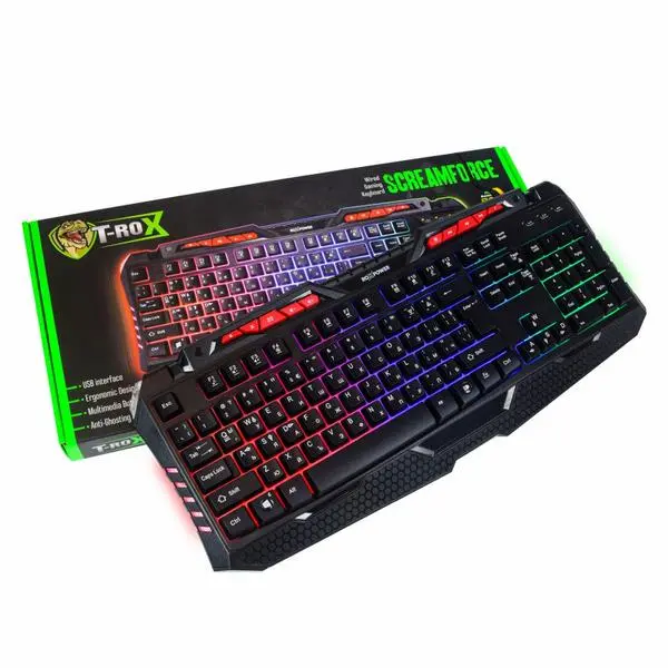 RoxPower T-ROX ST-GKB8161M SCREAMFORCE Gaming USB