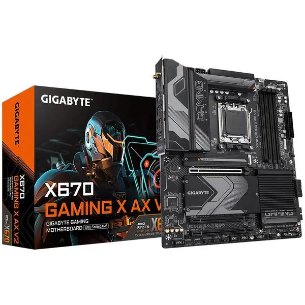 AM5 GIGABYTE X670 GAMING X AX V2 DDR5 -  (К)  - X670 GAMING X AX V2 (8 дни доставкa)