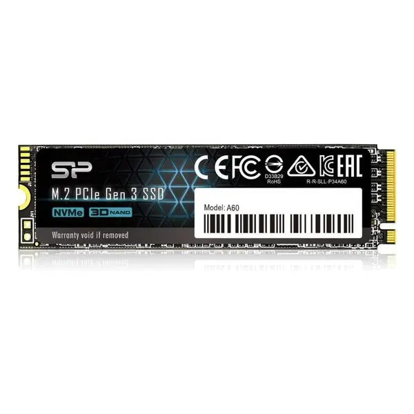 SSD Silicon Power A60 M.2-2280 PCIe Gen 3x4 NVMe 1ТB - SP001TBP34A60M28