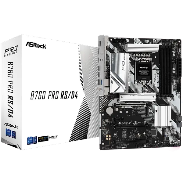Представяме ви ASROCK MB Desktop B760 Pro RS, най-мощната и функционална дънна платка на пазара.
