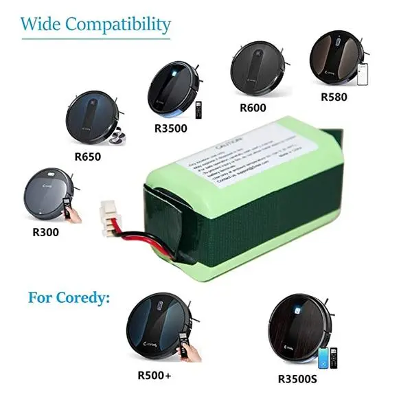 Батерия за прахосмукачка робот Coredy R300 / R500+ / R550 / R580 / R650 / R750 / R3500, 2600 mAh - 101