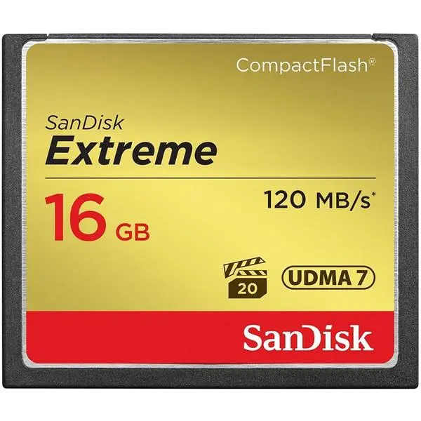SanDisk Extreme CF 120MB/s, 85MB/s write, UDMA7, 64GB, EAN: 619659123710 - SDCFXSB-064G-G46