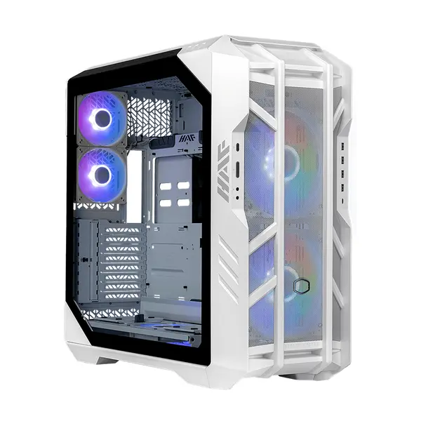 Кутия CM HAF 700 Mesh White ARGB - CM-CASE-H700-WGNN-S00