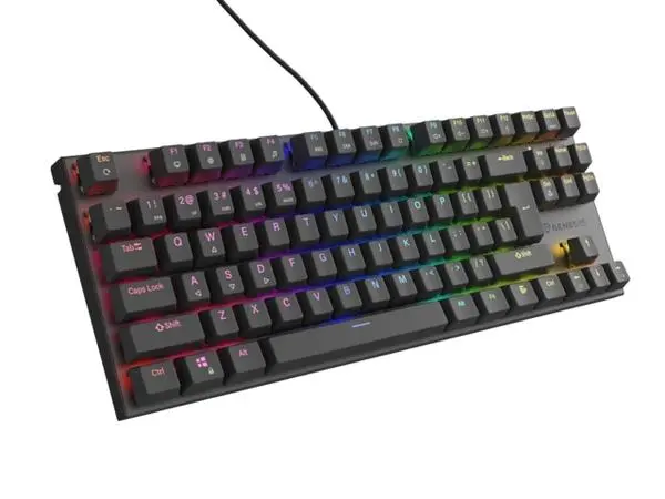 ## Genesis Mechanical Gaming Keyboard Thor 303 TKL RGB Backlight Brown Switch US Layout Black - NKG-2175