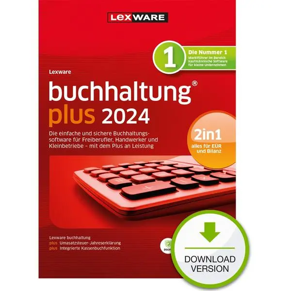 Lexware Buchhaltung Plus 2024 - 1 Device, 1 Year - ESD-Download ESD -  (К)  - 08856-2039 (8 дни доставкa)