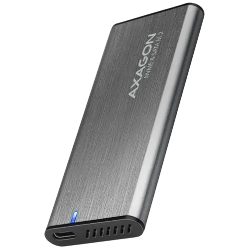 AXAGON EEM2-SG2 USB-C 3.2 Gen 2 - M.2 NVMe / SATA SSD 30-80mm ALU box - EEM2-SG2