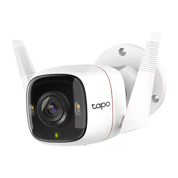 TP-Link Tapo C320WS, насочена, 4MPix (2560x1444@15fps), IR LED осветеност (до 30 метра), външна IP66, RJ-45, Wi-Fi