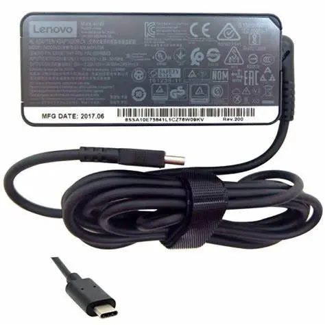 Заряднo за лаптоп Lenovo, 45W/20V/2.25A, букса - Type-C