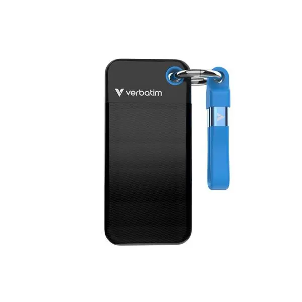 Verbatim Pocket SSD USB 3.2 Gen 2 2TB Black/Blue - 32195 - (P)