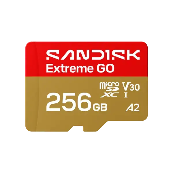 Sandisk карта Extreme GO microSD UHS-I Card 256GB, V30, A2, SD-SDSQXGN-256G-GN6MN