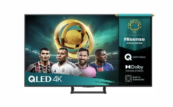 Hisense 65" A7Q, 4K Ultra HD 3840x2160, QLED, HDR 10+, HLG, Dolby Vision, Dolby Atmos, Smart TV, Light Sensor - 65A7Q
