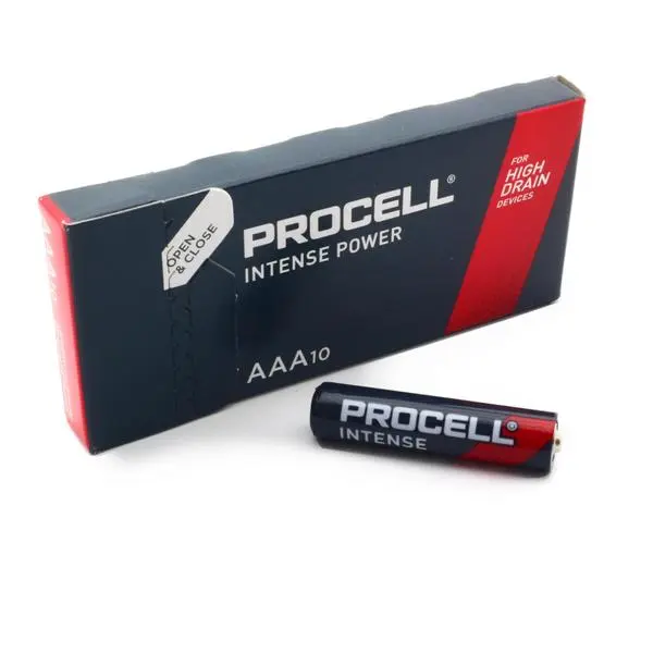 Алкална батерия LR03 1,5V AA  10pk опаковка INTENSE MX2400  PROCELL - PROCELL-LR03-10PK