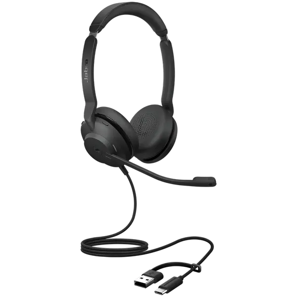 Слушалки Jabra Evolve2 30 SE M, черен - 23189-999-779