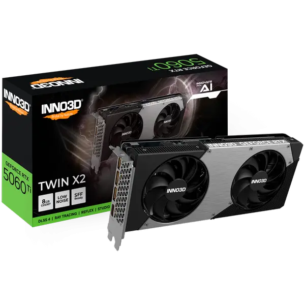 INNO3D GeForce RTX 5060 Ti Twin X2 8GB GDDR7 128-bit 1x HDMI 3x DP - N506T2-08D7-193075N