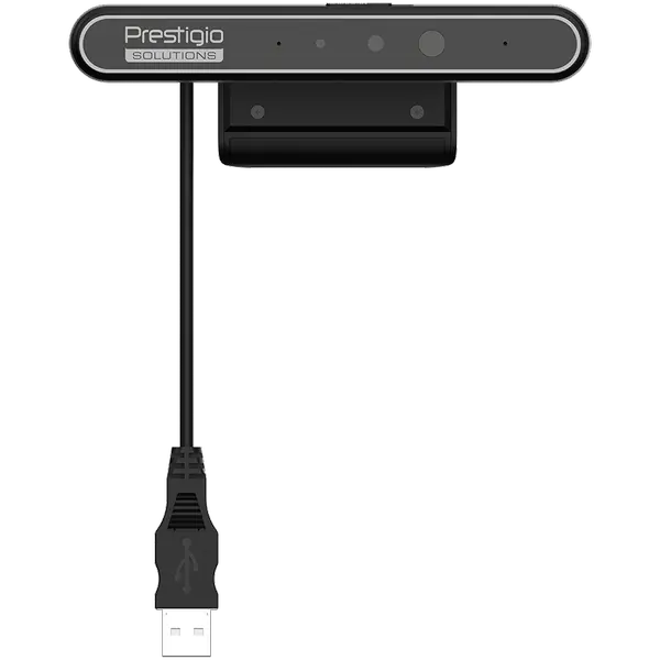 Prestigio Solutions Video Conferencing Windows Hello Camera: FHD, 2MP, 2 mic, 1m (Range) - PVCCF2M202