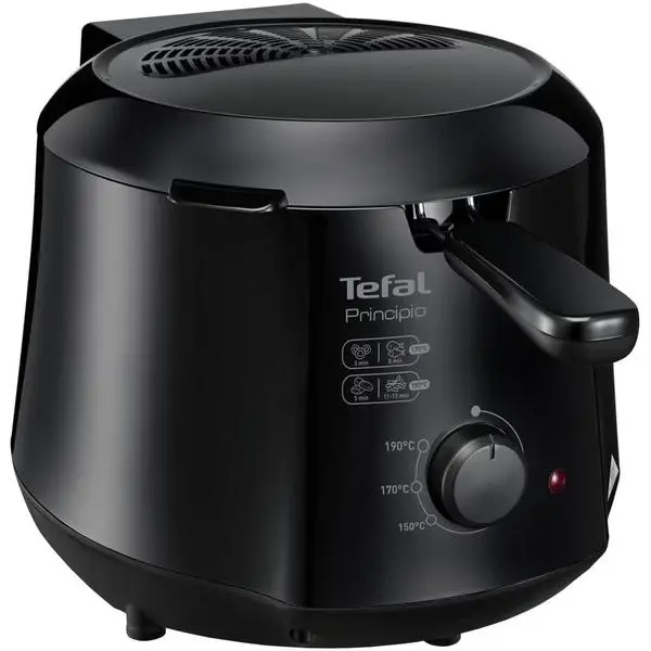 Фритюрник Tefal FF230831, 1.2 литра, 1000W, черен