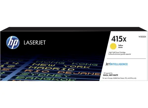 HP 415X Yellow LaserJet Toner Cartridge - W2032X