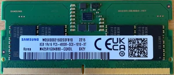 Samsung 8GB DDR5 4800MHz M425R1GB4BB0-CQKOL SODIMM OEM BULK
